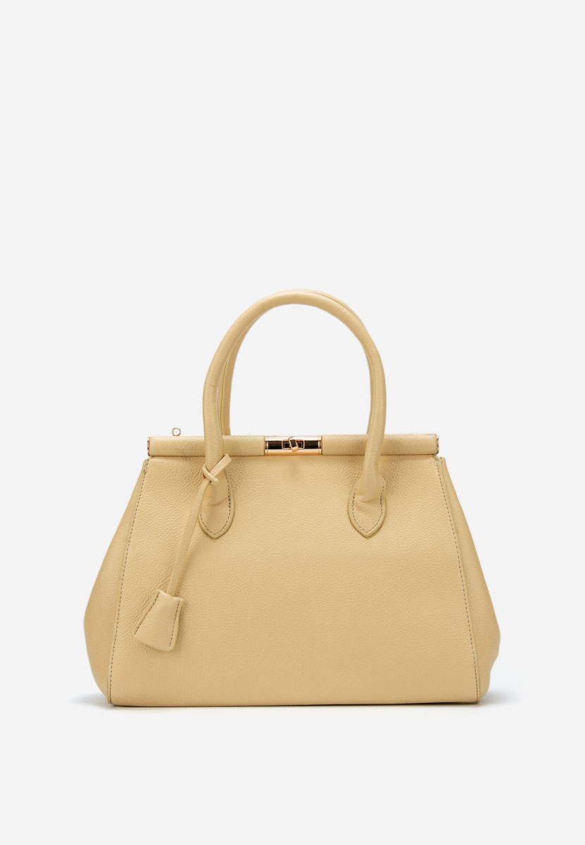 Дамски офис чанта Teolia жълта