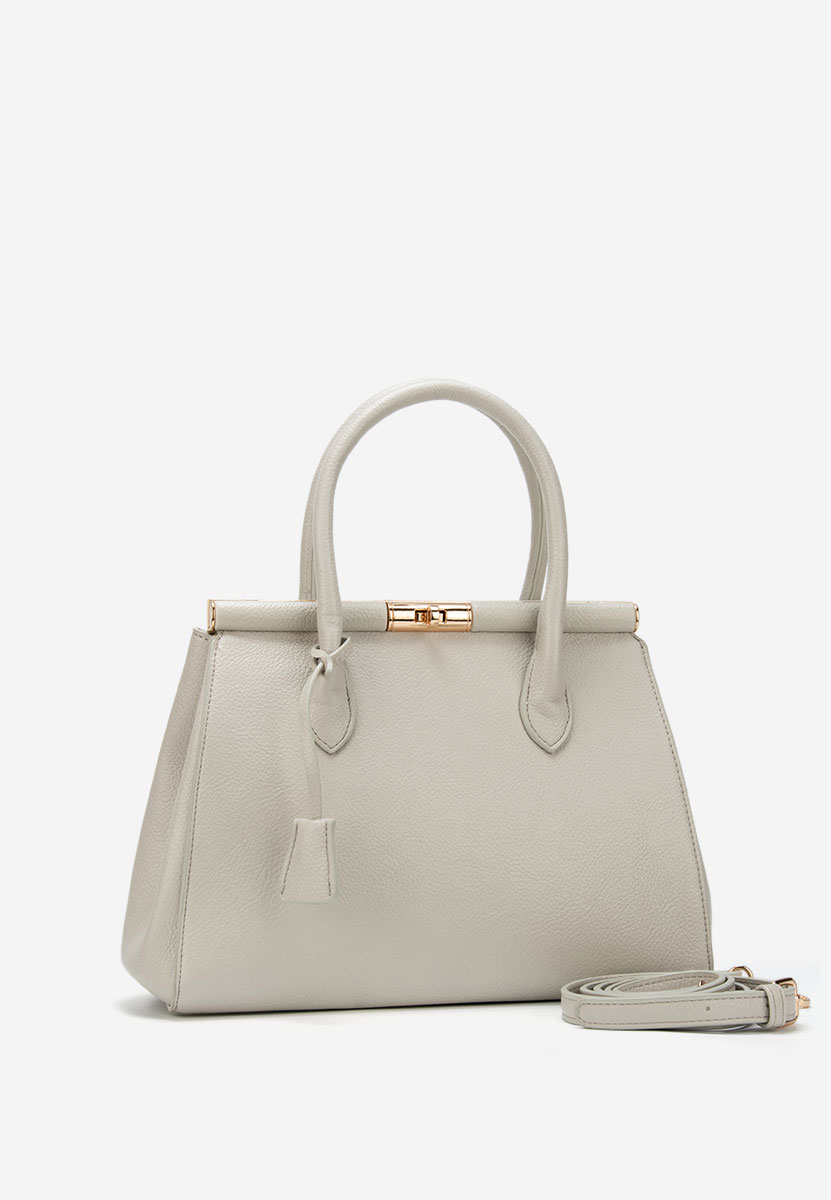 Дамски офис чанта Teolia сива