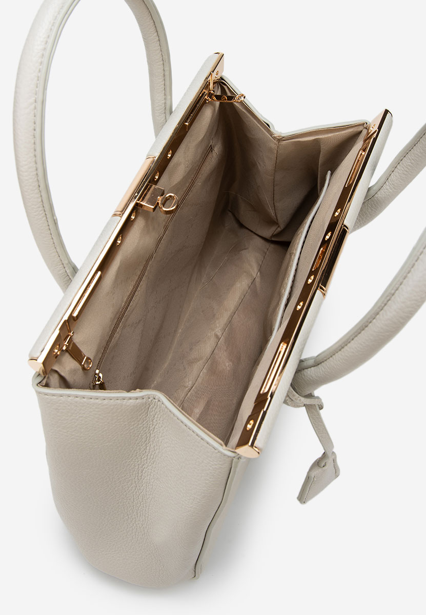 Дамски офис чанта Teolia сива