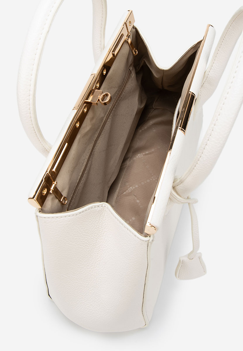 Дамски офис чанта Teolia Бяла