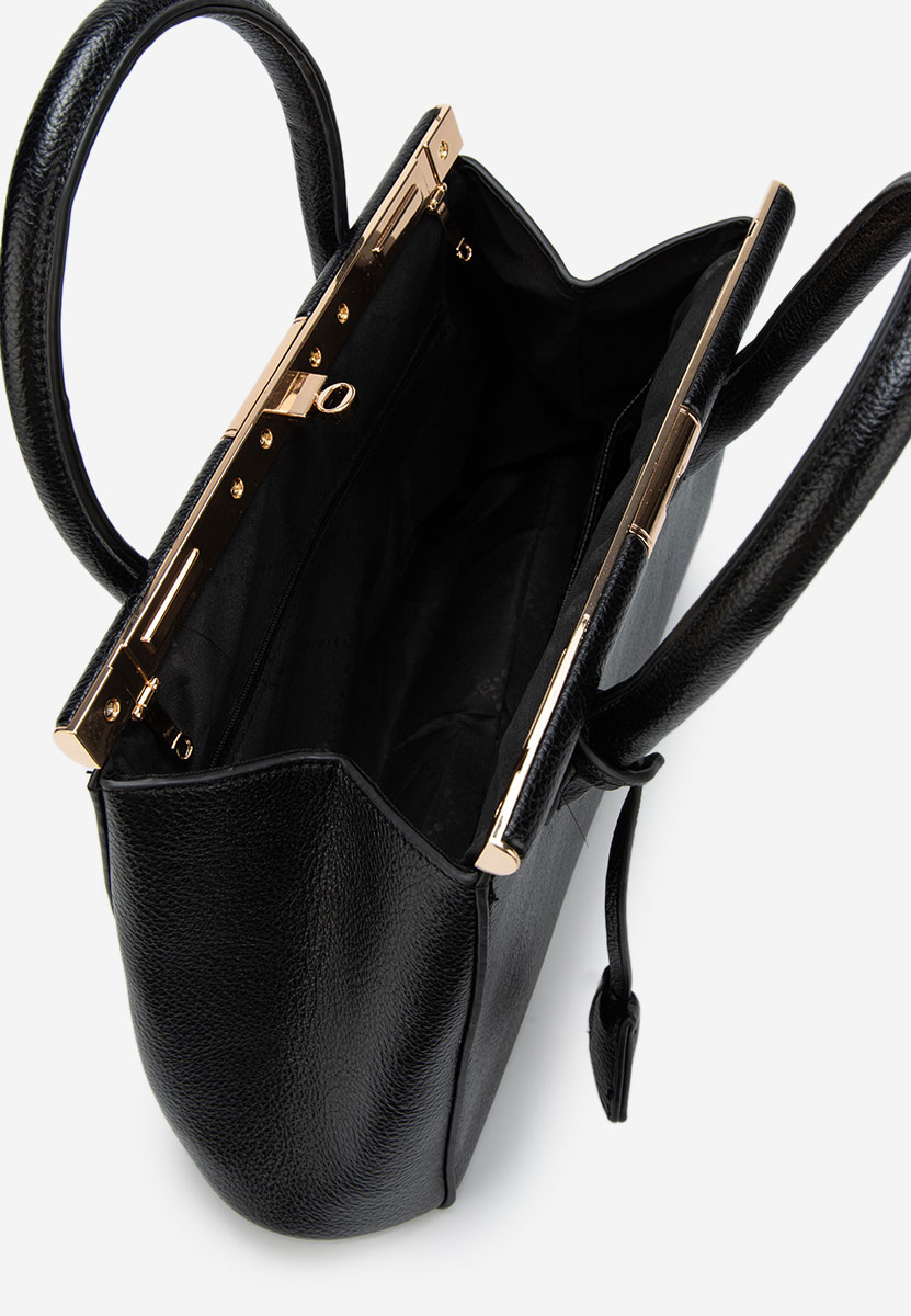 Дамски офис чанта Teolia черна