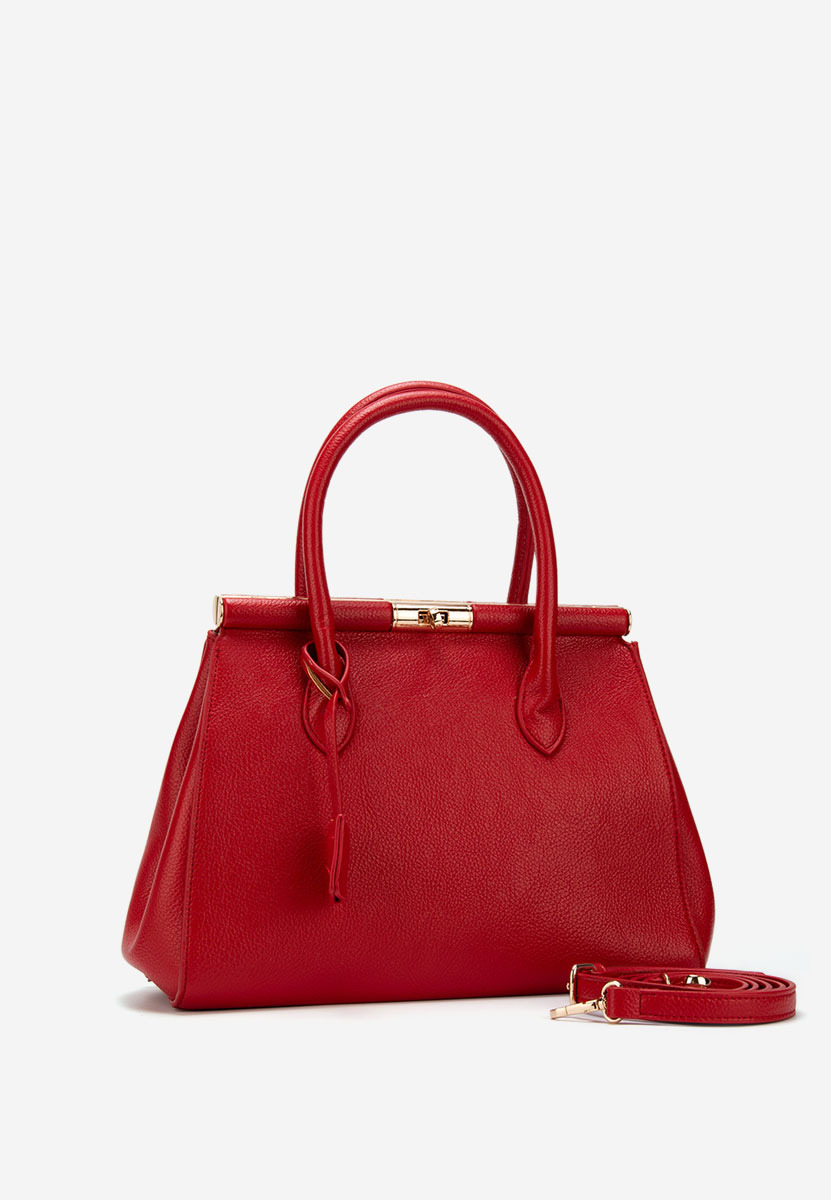 Дамски офис чанта Teolia червена