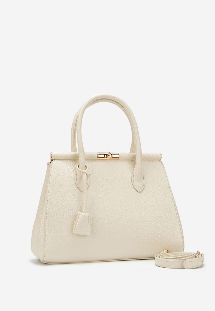 Дамски офис чанта Teolia бежова