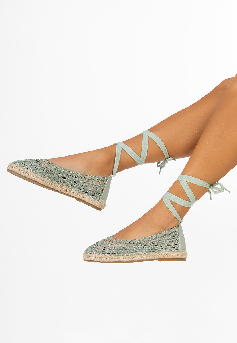 Дамски еспадрили Kaddeia зелен