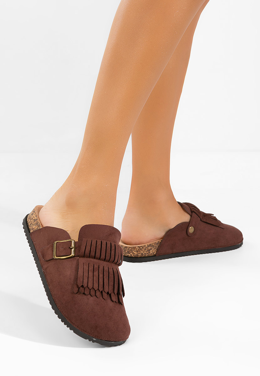 Дамско сабо Jimona кафяв