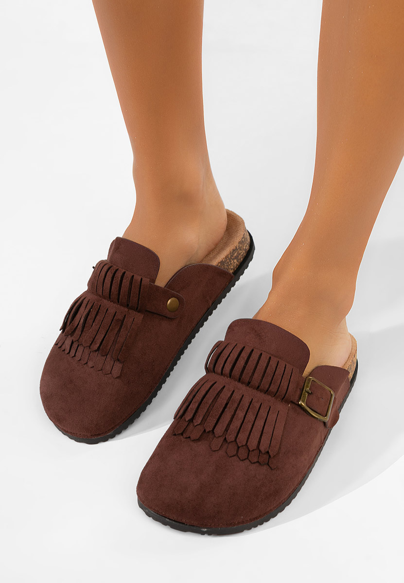 Дамско сабо Jimona кафяв