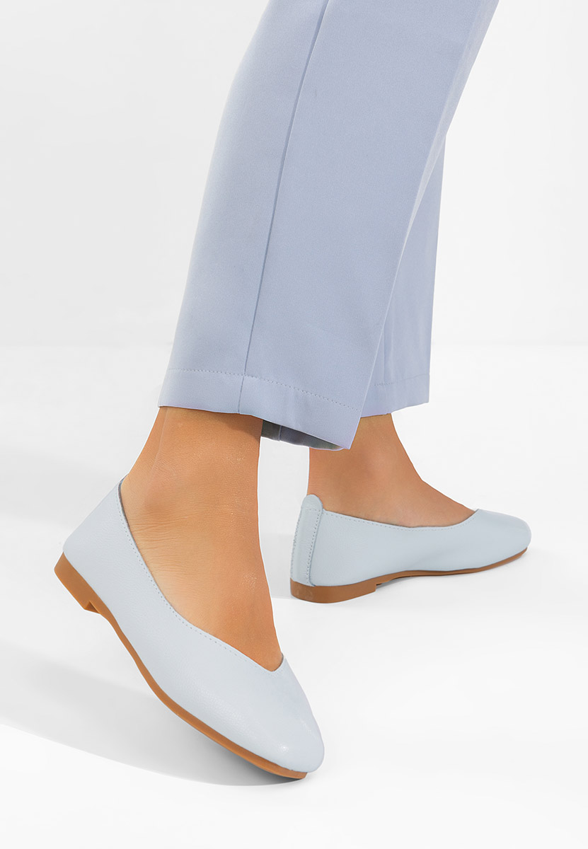 Балерини от естествена кожа Gabiela син