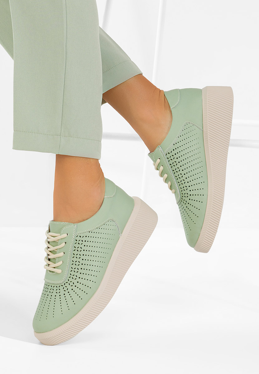 Дамски сникърси Oleiana зелен