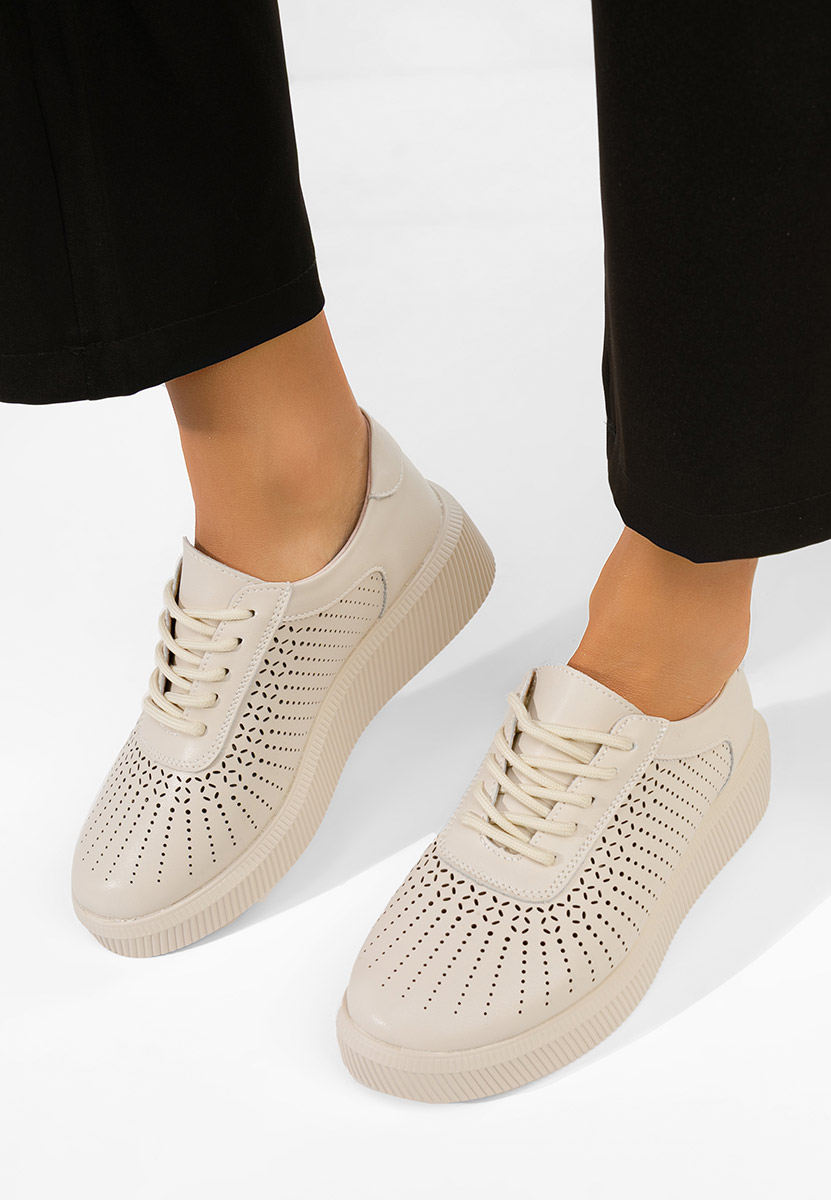 Дамски сникърси Oleiana бежов