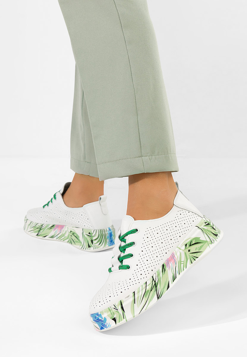 Дамски сникърси Florinna бели