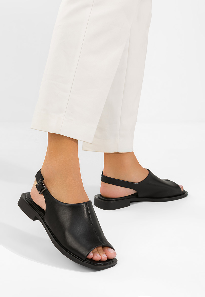 Сандали от естествена кожа Caylei черен