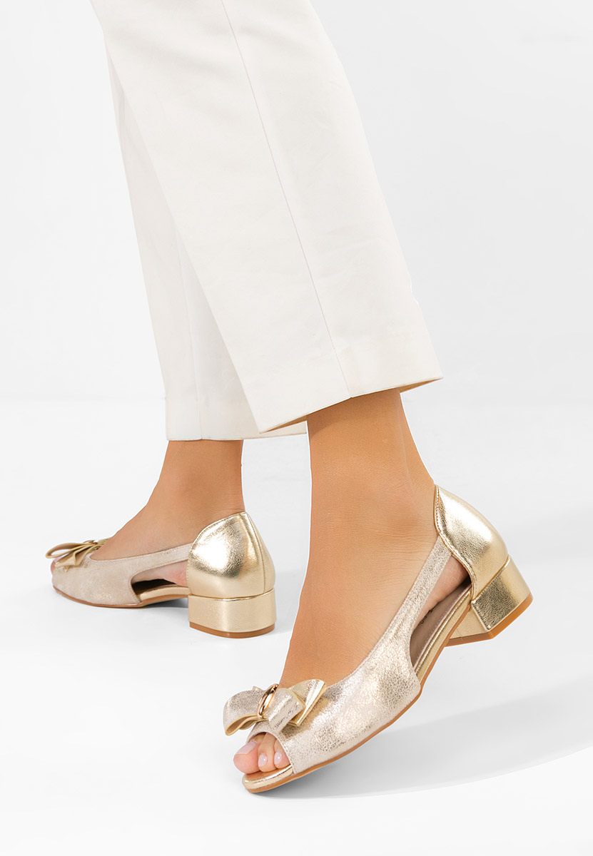 Cандали на нисък ток Anevia златен