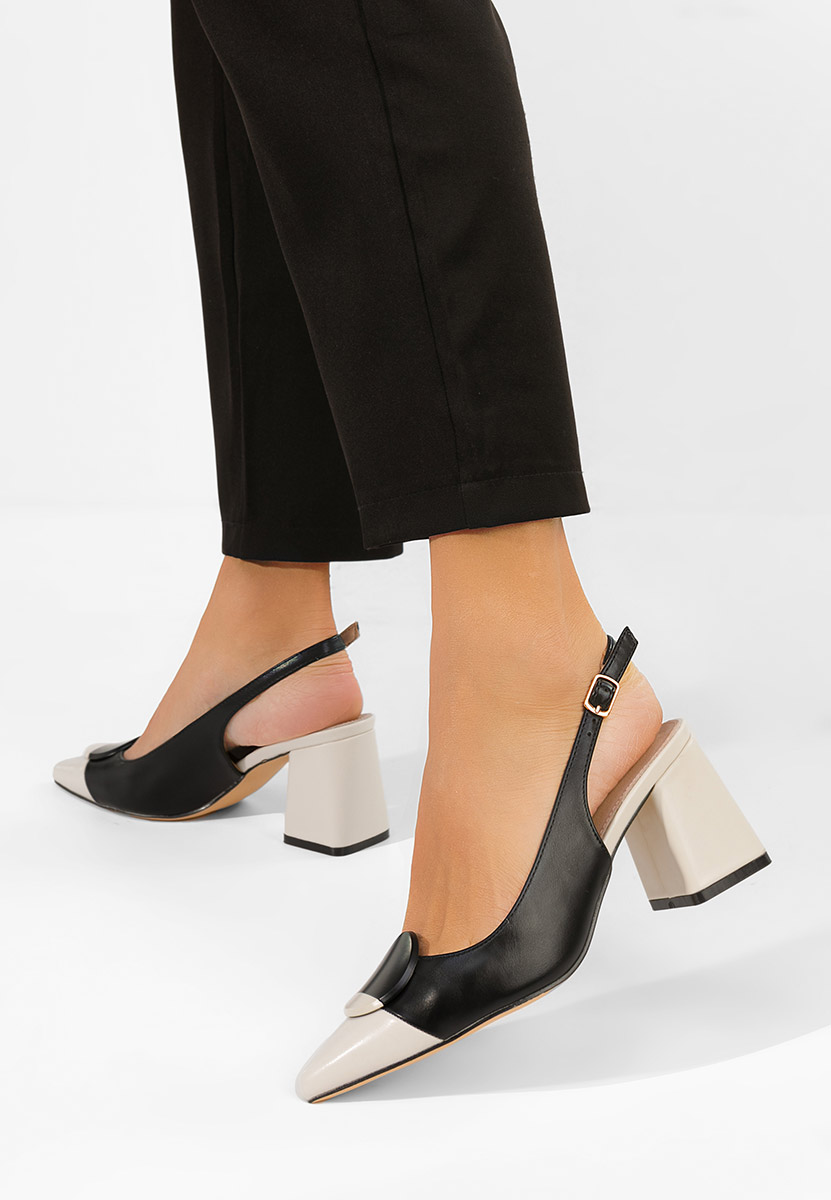 Обувки на ток Ferrela черни