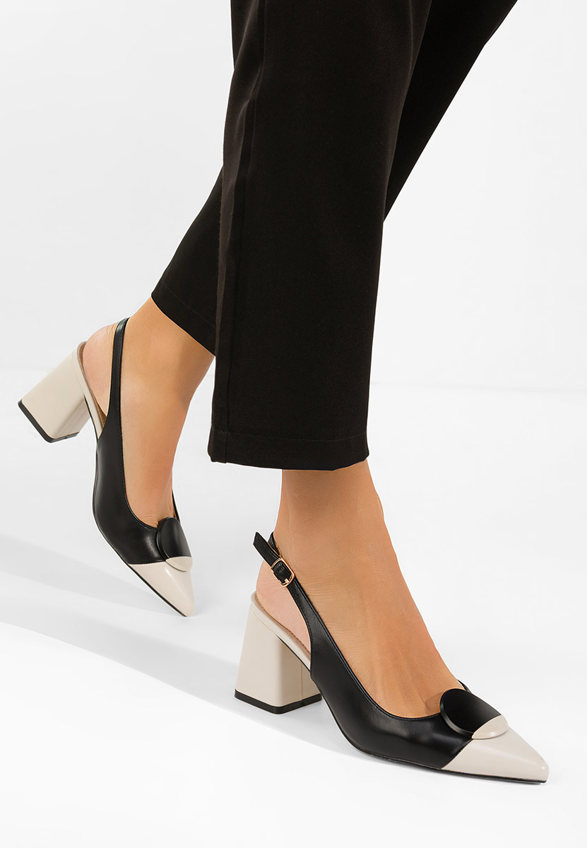 Обувки на ток Ferrela черни