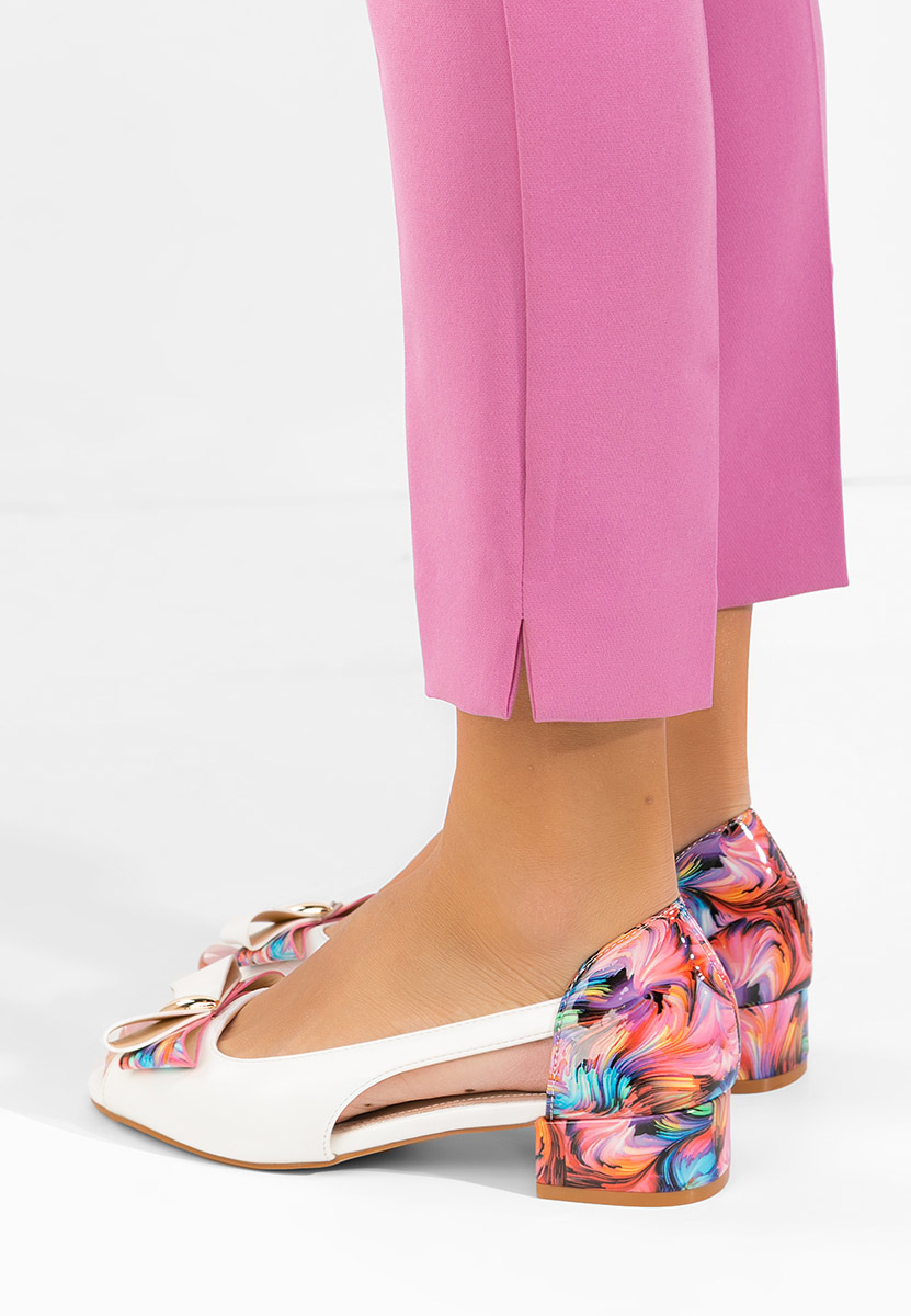 Cандали на нисък ток Anevia бели