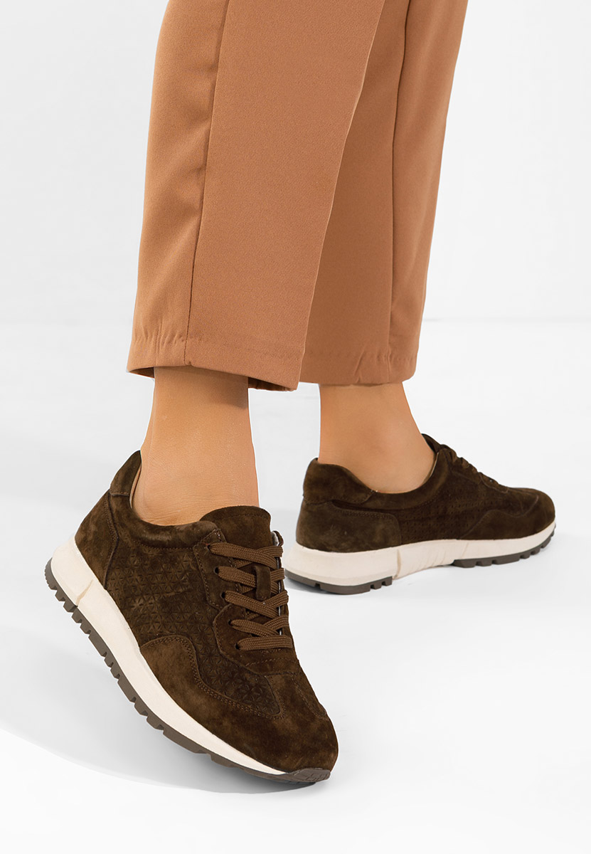 Дамски сникърси Alanea кафяв