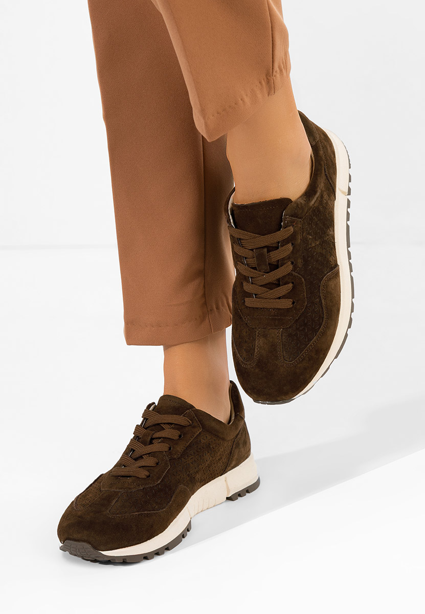 Дамски сникърси Alanea кафяв