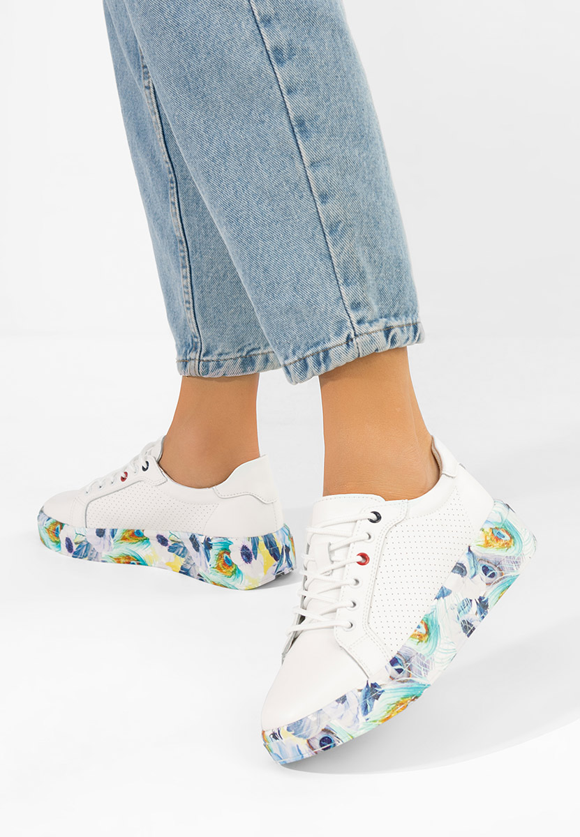 Дамски сникърси Sandrina бели