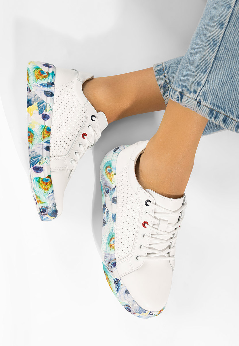 Дамски сникърси Sandrina бели