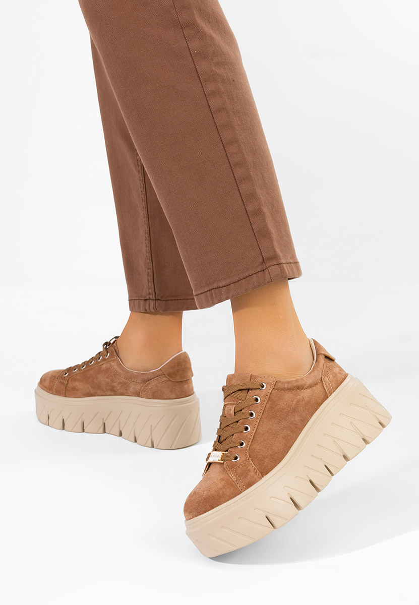 Дамски сникърси Nabashia кафяв