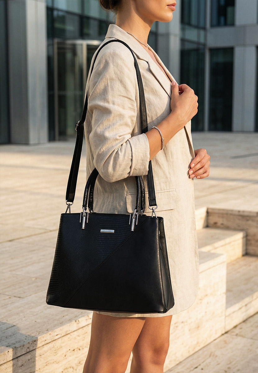 Ръчна чанта Silvia Rosa 8177 черна