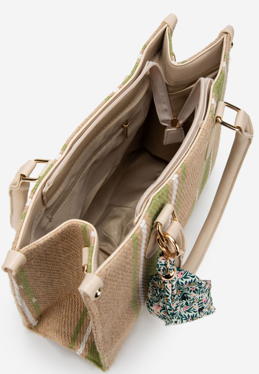 Ръчна чанта Yuvia V2 бежова