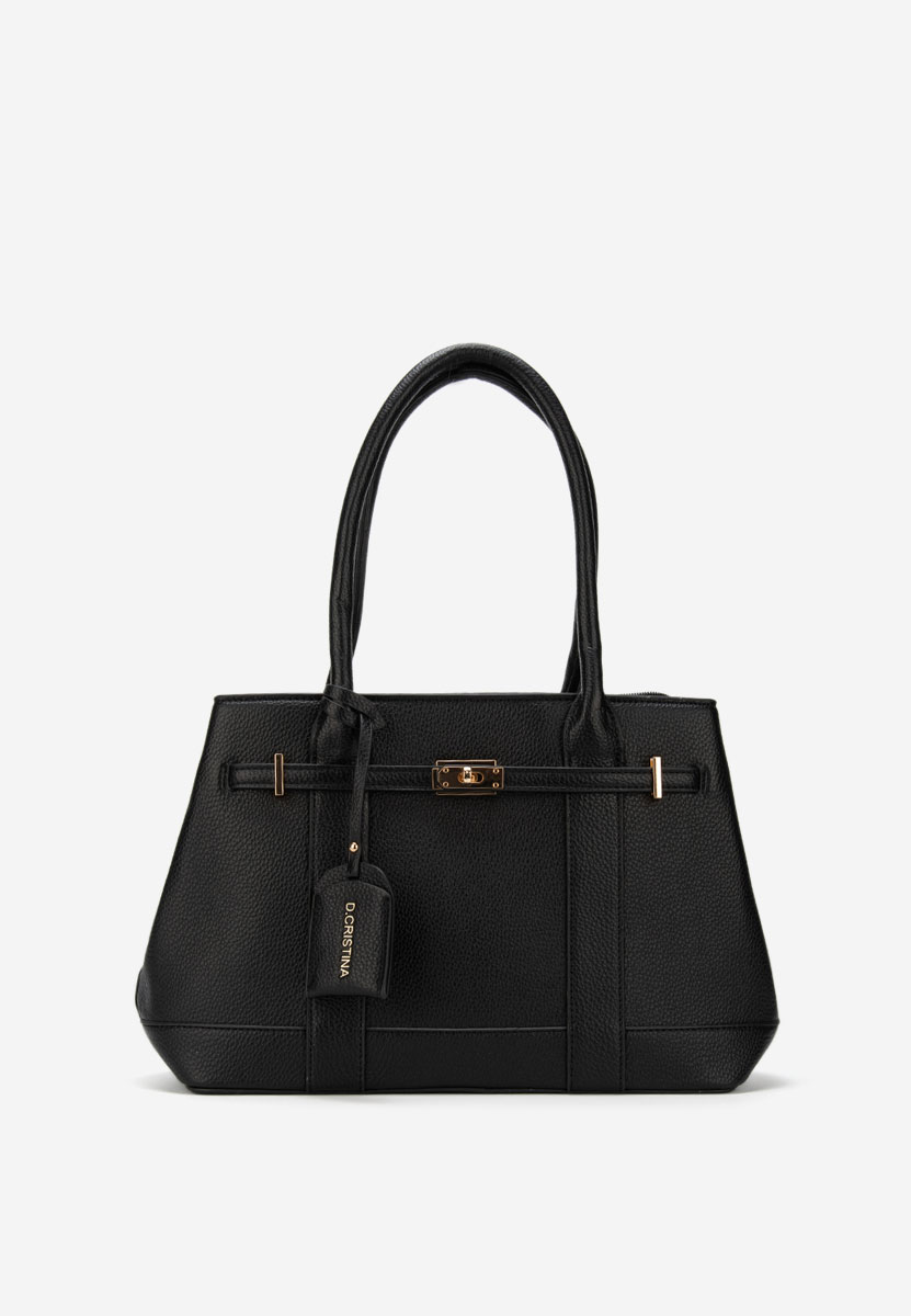 Дамски офис чанта Cristinna черна