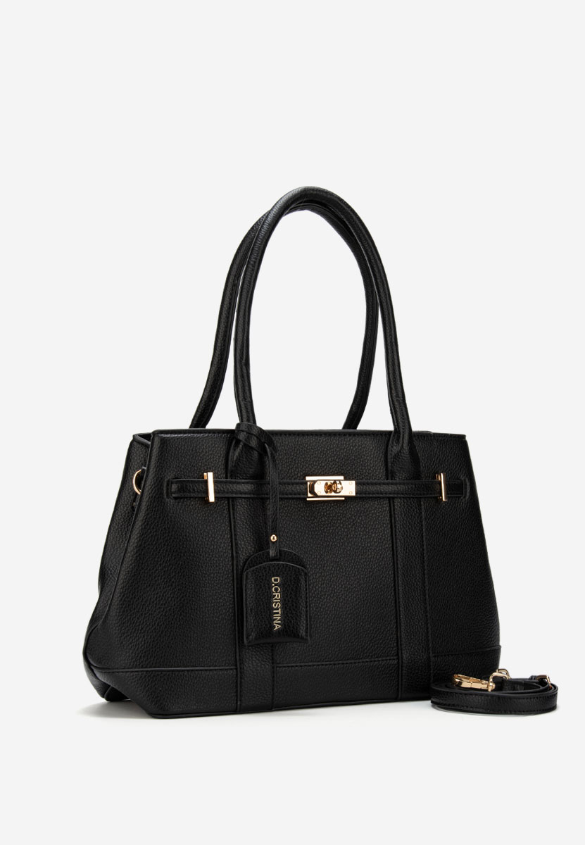 Дамски офис чанта Cristinna черна