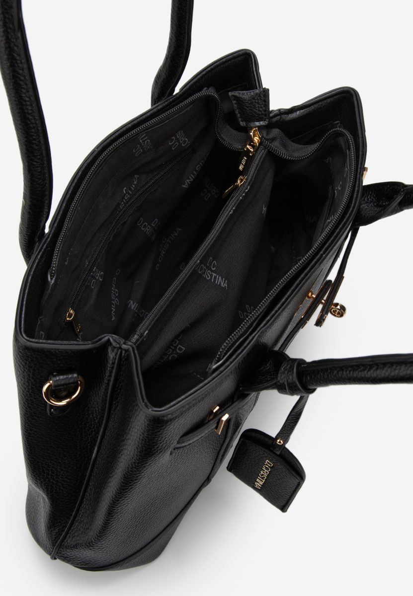 Дамски офис чанта Cristinna черна