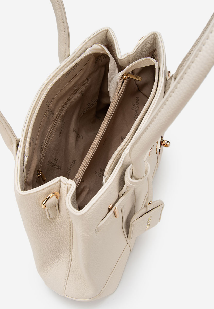 Дамски офис чанта Cristinna бежова