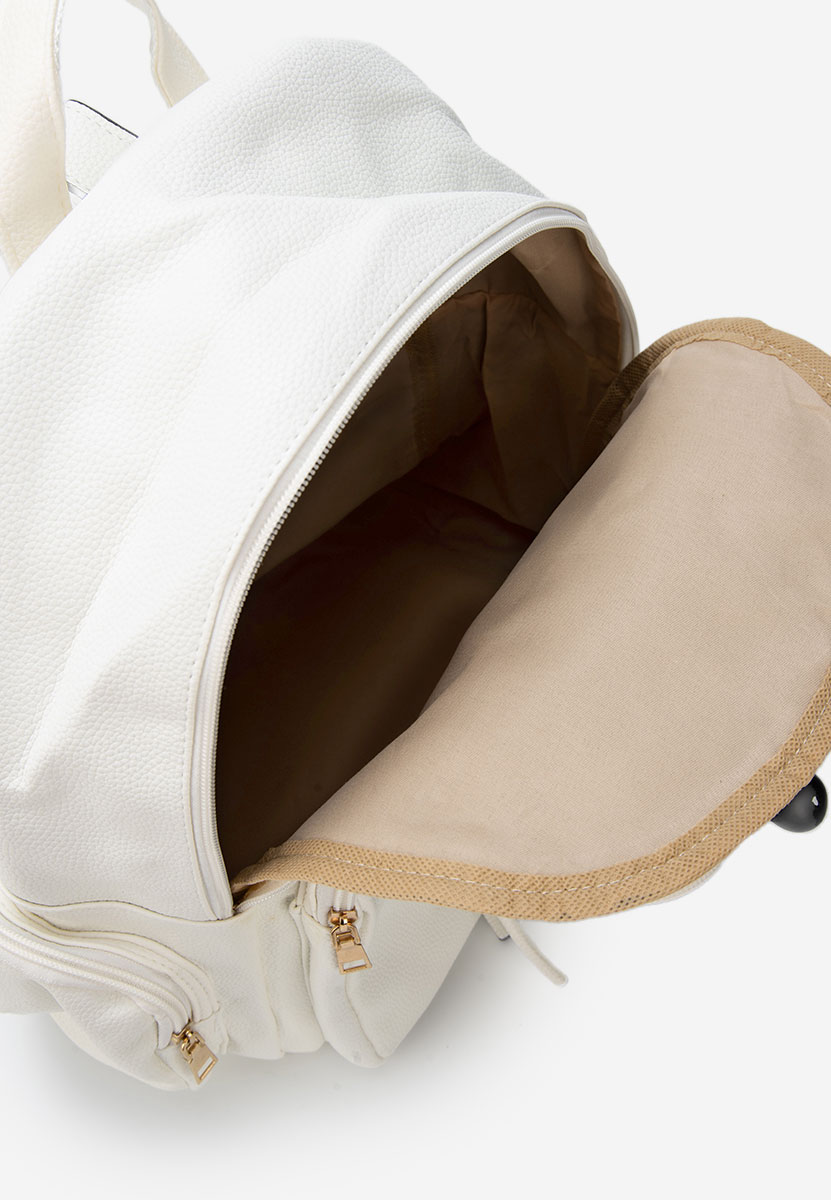 Дамски раница Milesia Бяла