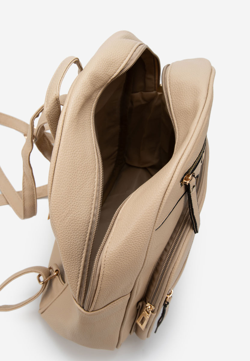 Дамски раница Mystik бежова