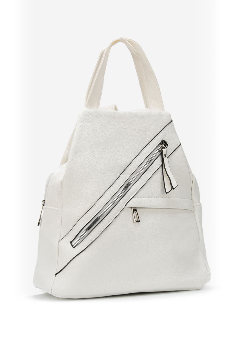 Дамски раница Vicensa Бяла