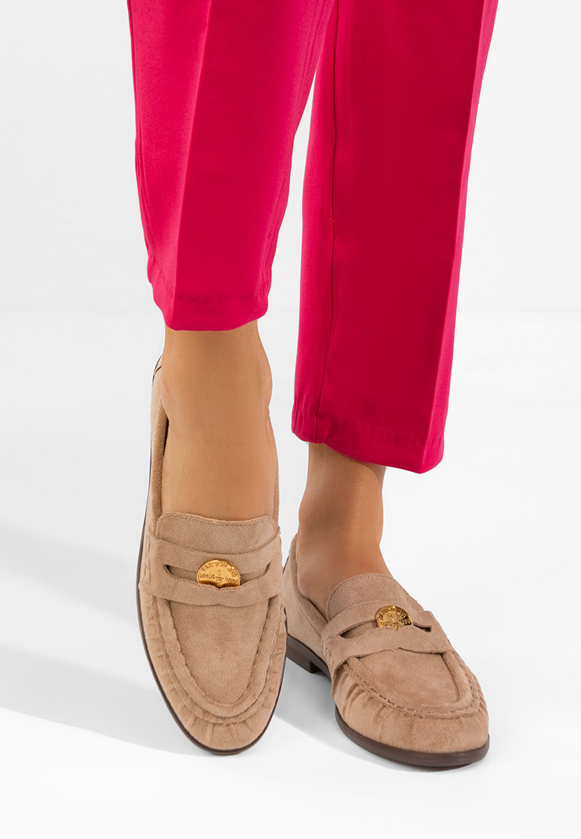 Дамски мокасини Henaria каки