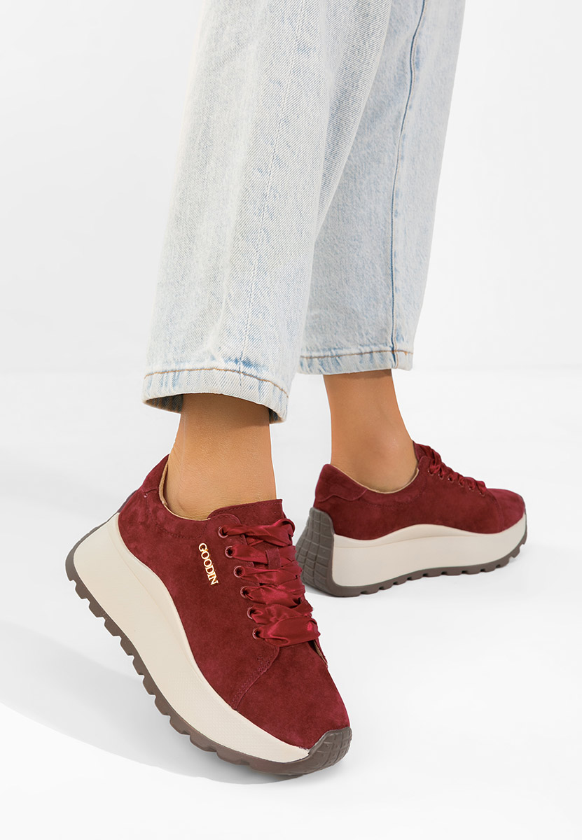 Дамски сникърси Gonelia Винено червено