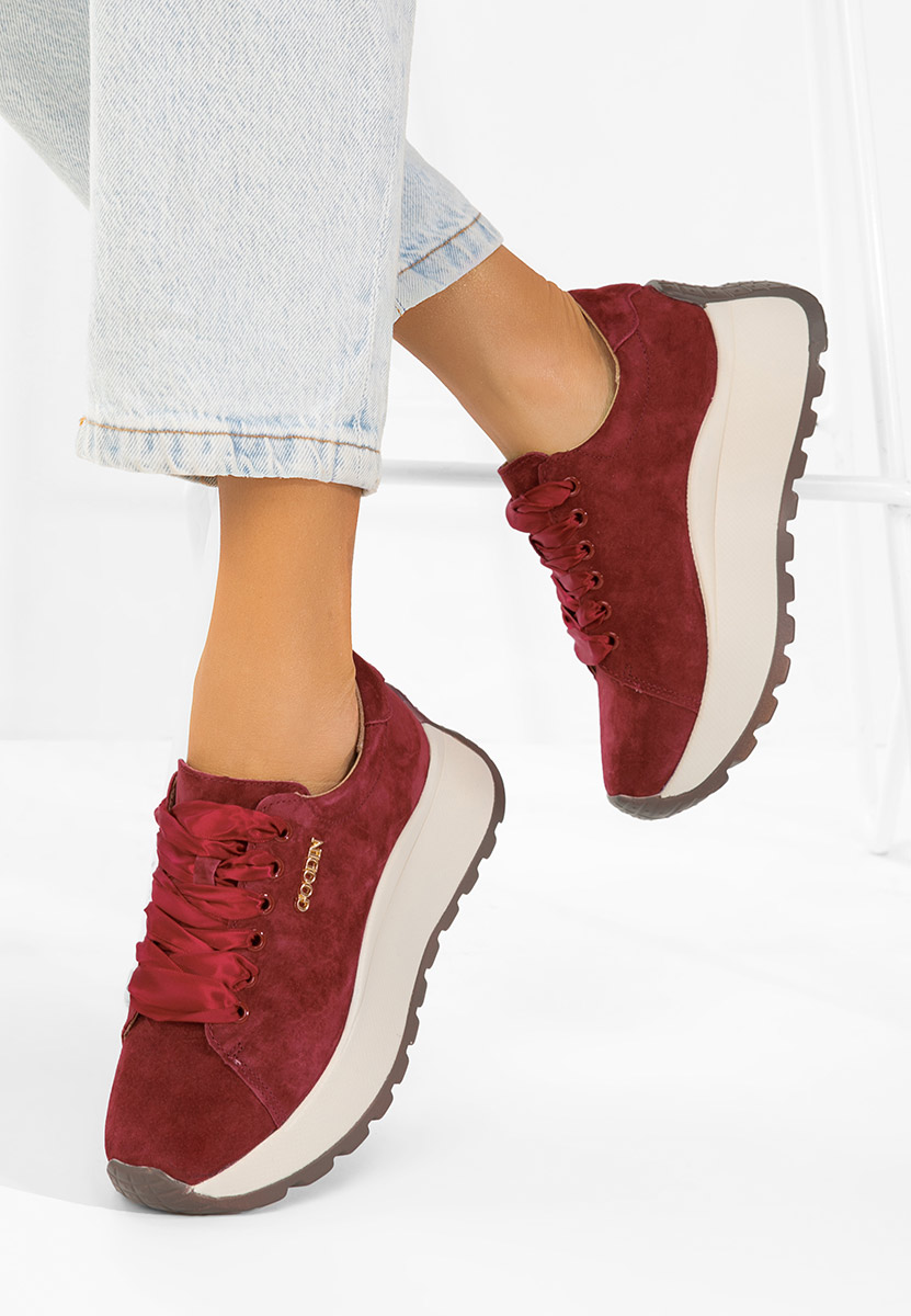Дамски сникърси Gonelia Винено червено