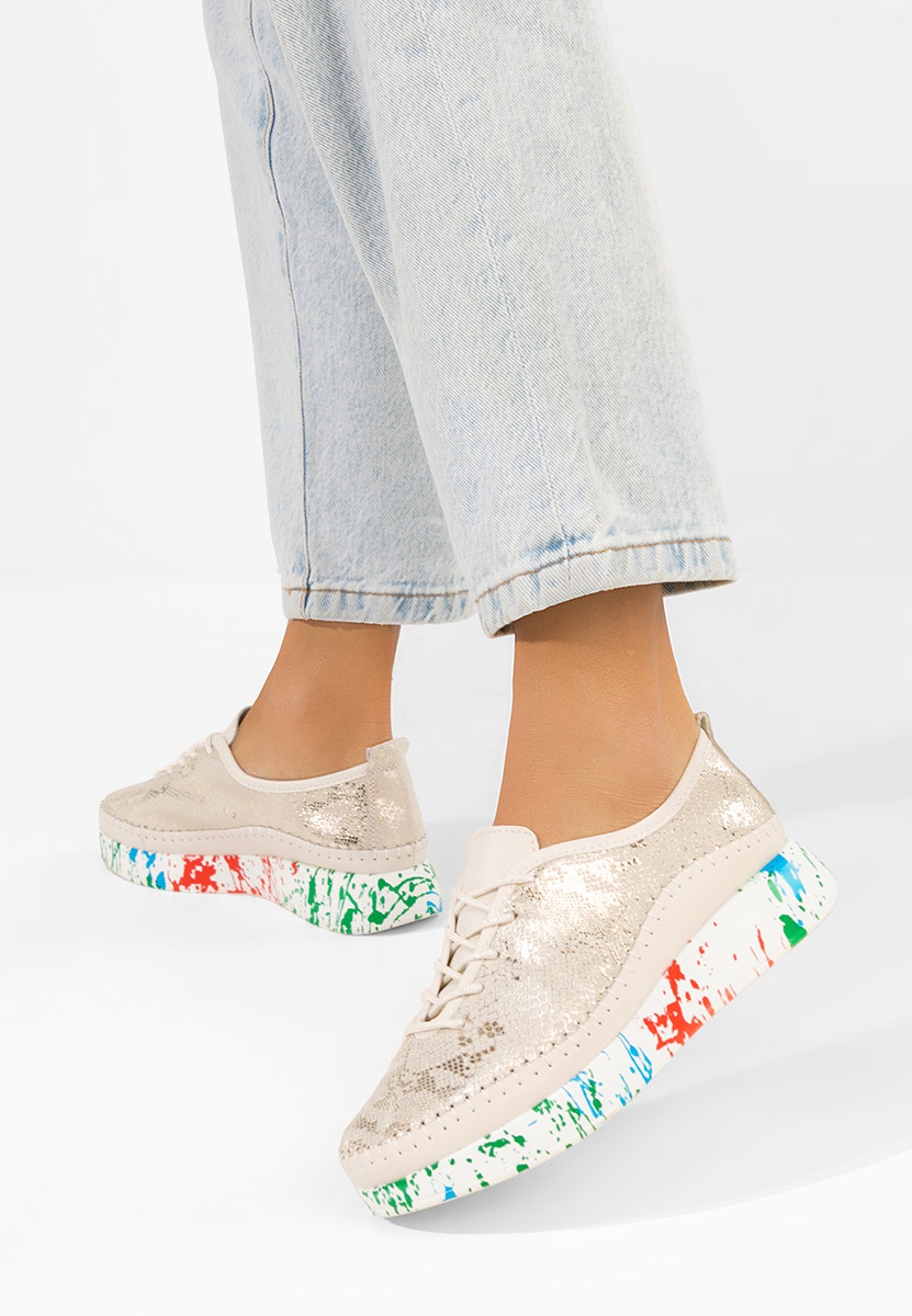 Дамски сникърси Marinia златен