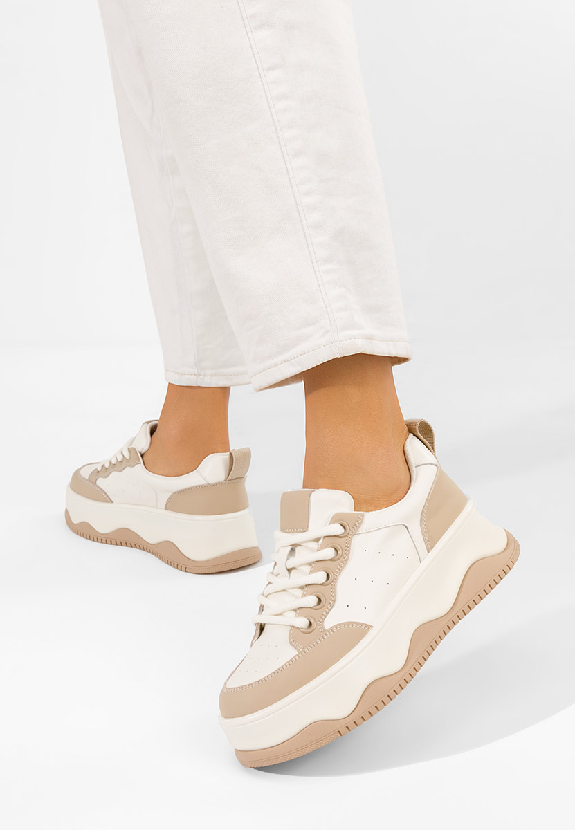 Дамски сникърси Euselia бели