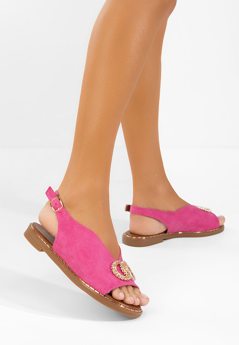 Ниски сандали Olivera розов