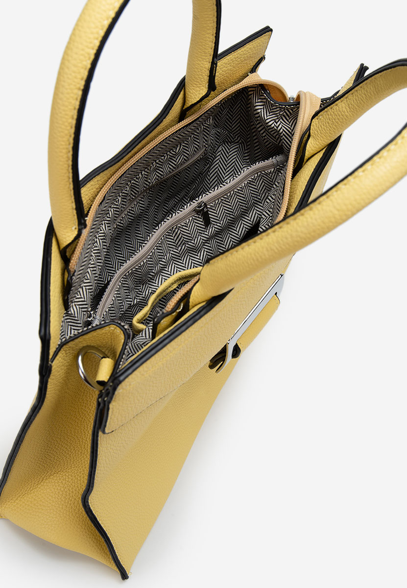 Дамски офис чанта Georginia жълтаa