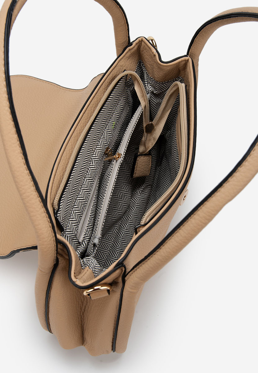 Ръчна чанта Deeia каки