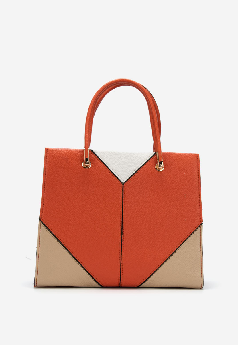 Дамски офис чанта Cremliana портокал