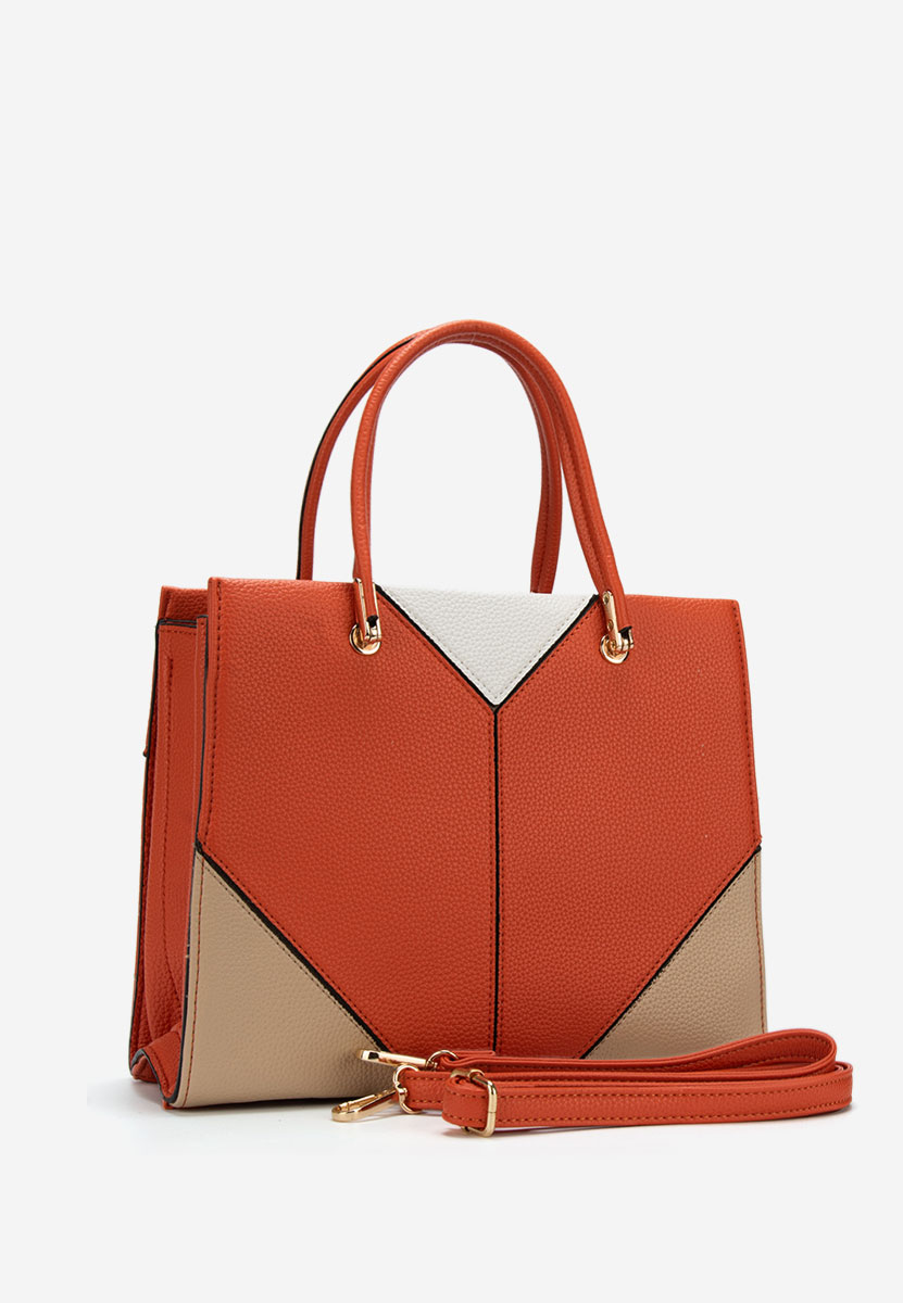 Дамски офис чанта Cremliana портокал
