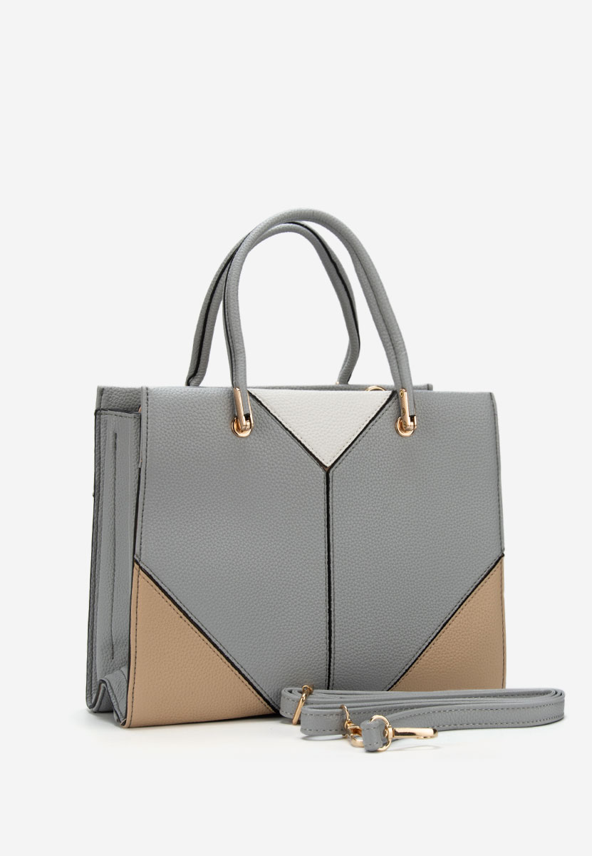 Дамски офис чанта Cremliana сива