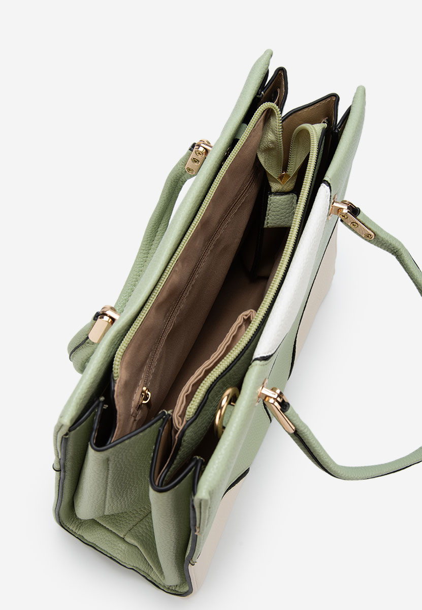 Дамски офис чанта Cremliana зелена