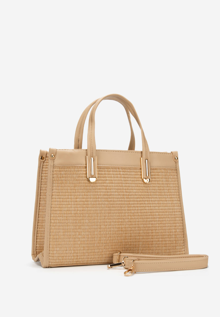 Ръчна чанта Tiamara каки