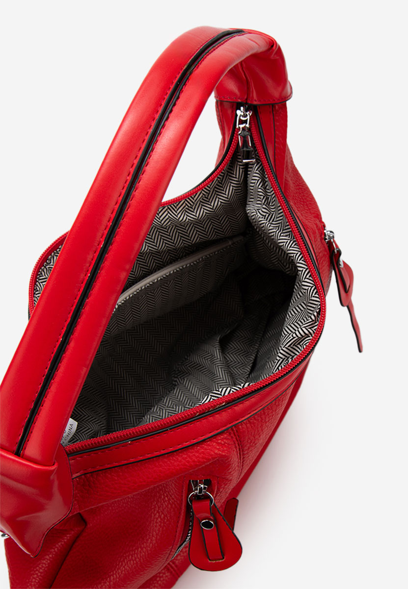 Ръчна чанта Aikena червена