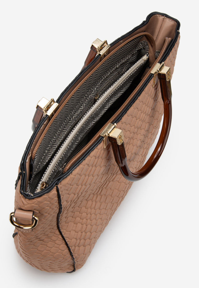 Ръчна чанта Louisana бежова