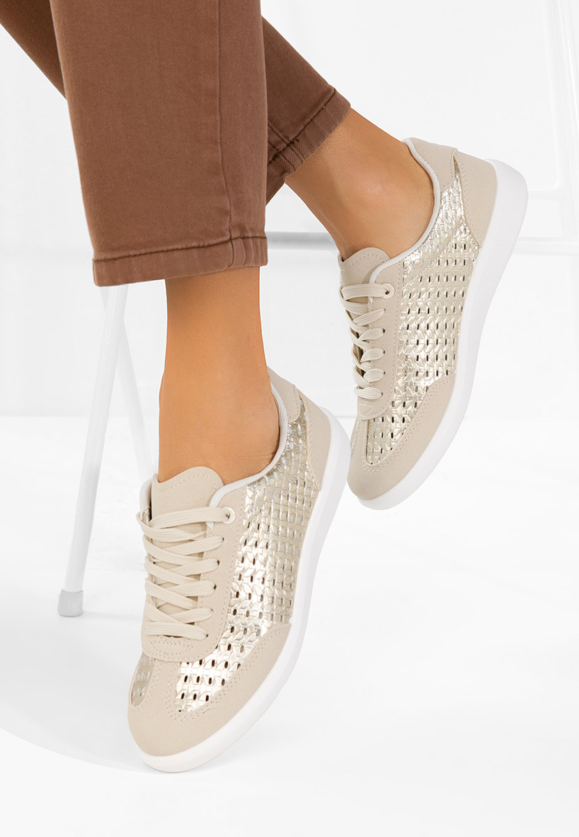 Дамски сникърси Heliana златен