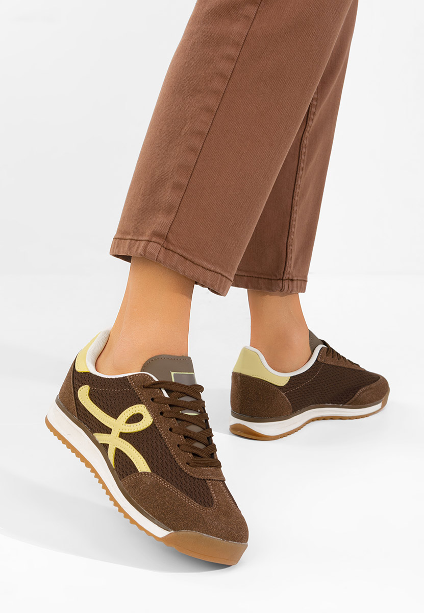 Дамски сникърси Ferrelia кафяв